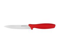 Rockingham Forge Essentials Coltello multiuso con manico rosso da 12,5 cm per carne cruda - Coltelli con codice colore per l'igiene alimentare & alimenti allergenici in acciaio inossidabile