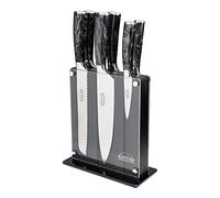 Rockingham Forge RF-2160/7BK Sunrise Collection Set di 7 coltelli in acciaio inossidabile di alta qualità con manici in resina