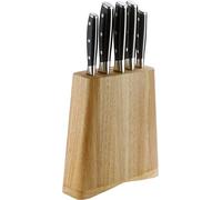 Rockingham Forge Set di coltelli da 6 pezzi 5 coltelli da cucina professionali e 1 ceppo in legno massiccio RF-7090/6B