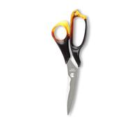 Rockingham Forge Sister Forbici da cucina grandi Lama in acciaio inossidabile da 7,5 cm - Impugnatura effetto tartaruga - Essenziali per la casa, forbici da cucina affilate