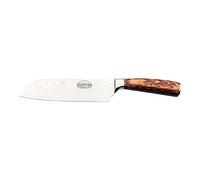 Rockingham Forge Sunrise Collection 7" coltello da cucina giapponese Santoku, acciaio inossidabile di alta qualità con manici ergonomici in resina, ambra, RF-2105BR