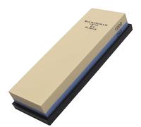 Rockingham Forge SUPERSHARP Pietra per affilare combinata 2 in 1 grana grossa/media 240/1000 - Affilacoltelli professionale due pietre in una con base antiscivolo - Per coltelli da cucina