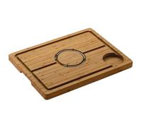 Rockingham Forge Tagliere per arrosti in legno con punte di bambù Deluxe, 48 x 36 cm
