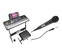 RockJam 61 Tastiera Kit Pianoforte 61 Tasti Cuffie Basamento Tastiera Panchina P