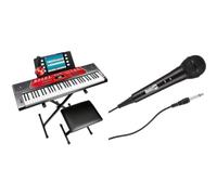 RockJam Kit pianoforte tastiera RockJam a 61 tasti con Pitch Bend & Karaoke Micr