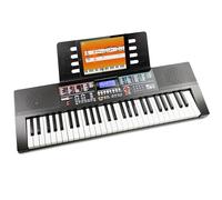 RockJam Pianoforte digitale a 54 tasti con display LCD, nero