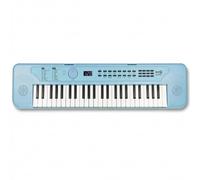 RockJam RJ490BB Mini Tastiera Pianoforte 49 Tasti, Azzurro | Mini pianola per bambini con 200 suoni e ritmi, USB-C, altoparlanti e uscita cuffie per principianti