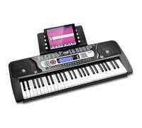 RockJam RJ654 Tastiera Pianoforte 54 Tasti con Schermo LCD | Pianola compatta con schermo LCD, 350 suoni, adesivi per note e lezioni per principianti e bambini