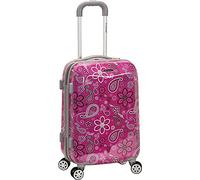 Rockland 20" Polycarbonate Carry On, Trolley Rosa BANDANA taglia unica