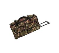 Rockland Bagagli 30 Inch Rolling Duffle, Mimetico, Taglia unica, Borsone arrotolabile