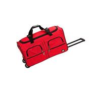 Rockland Bagagli 30 Inch Rolling Duffle, Rosso, Taglia unica, Borsone arrotolabile