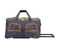 Rockland Borsone arrotolabile, Carbone, Taglia unica, Melbourne Hardside - Trolley espandibile con ruote girevoli
