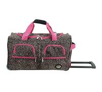 Rockland Borsone arrotolabile, Leopardo rosa, Taglia unica, Borsone arrotolabile