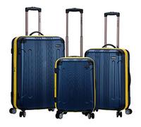 Rockland London Hardside Spinner Wheel Bagaglio, Navy, 3-Piece Set (20/24/28), London Hardside Spinner Wheel Bagaglio