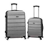 Rockland Melbourne Hardside - Bagaglio a rotelle espandibile, Argento (Argento) - F225-SILVER