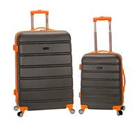 Rockland Melbourne Hardside Espandibile Ruota Trolley Bagaglio, Carbone, Taglia unica, Melbourne Hardside Espandibile Ruota Trolley Bagaglio