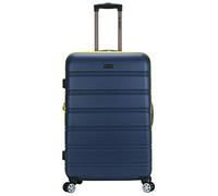 Rockland Melbourne Hardside Expandable Luggage with Spinner Wheels, Navy, Checked Large 28"
