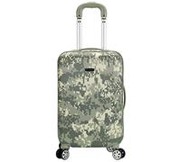 Rockland Melbourne Hardside - Trolley espandibile con ruote girevoli, Acu Camo, Carry-On 20", Melbourne Hardside - Trolley espandibile con ruote girevoli
