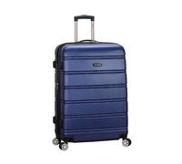 Rockland Melbourne Hardside - Trolley espandibile con ruote girevoli, Blu, Checked Large 28", Melbourne Hardside - Trolley espandibile con ruote girevoli