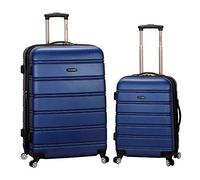 Rockland Melbourne Hardside - Trolley espandibile con ruote girevoli, Blu, Taglia unica, Melbourne