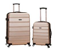 Rockland Melbourne Hardside - Trolley espandibile con ruote girevoli, Chamapgne, Taglia unica, Melbourne