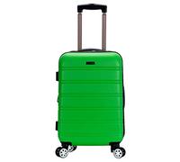 Rockland Melbourne Hardside - Trolley espandibile con ruote girevoli, Verde, Taglia unica, Melbourne Hardside - Trolley espandibile con ruote girevoli