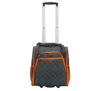 Rockland Melrose - Bagaglio a mano con ruote verticali, Carbone, Carry-On 16-Inch, Melrose - Bagaglio a mano con ruote verticali