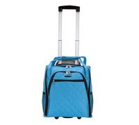 Rockland Melrose - Bagaglio a mano verticale con ruote, Turchese, Carry-On 15-Inch, Melrose - Bagaglio a mano verticale con ruote
