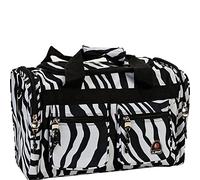 Rockland PTB419-ZEBRA, Borsone Uomo Donna Unisex adulti Zebra Carry-On