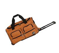 Rockland Rolling Duffel Bag Rolling Duffel Bag, Einheitsgröße, Reisetasche mit Rollen, Arancione, 22", Borsone arrotolabile