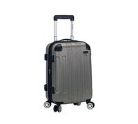 Rockland Trolley da trasporto espandibile da 50,8 cm, Argento, Carry-On 20-Inch, London Hardside Spinner Wheel Bagaglio