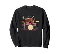 Rock'm Roll Pudding con Cool Drums for Christmas Rock Felpa