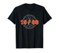 Rock'n'Roll 1988 High Voltage Retro Musica Compleanno Maglietta