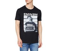 ROCKOFF Eminem-Arrest T-Shirt, Nero, XL Uomo