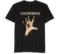 ROCKOFF Hand T-Shirt, Nero (Black), Medium Uomo