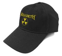 ROCKOFF Megadeth Cappellino da Baseball Hazard Band Logo Nuovo Ufficiale Nero Strapback Size One Size