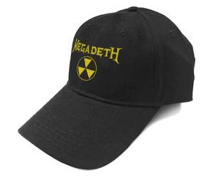 ROCKOFF Megadeth Cappellino da Baseball Hazard Band Logo Nuovo Ufficiale Nero Strapback Size One Size