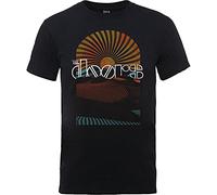 ROCKOFF The Doors Daybreak T-Shirt, Nero, L Uomo