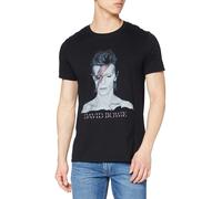 Rockoff Trade David Bowie Aladdin Sane T-Shirt Uomo L Nero