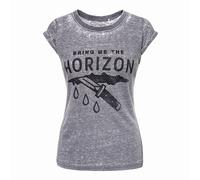 Rockoff Trade Men's Bring Me The Horizon Wound (Burn Out) T-Shirt M Grey (Charco