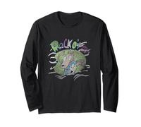 Rocko's Modern Life Rocko And Spunky Neon 90s Grid Maglia a Manica