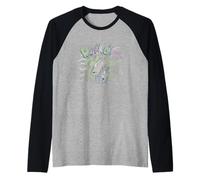 Rocko's Modern Life Rocko And Spunky Neon 90s Grid Maglia con Maniche Raglan