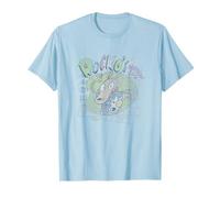 Rocko's Modern Life Rocko And Spunky Neon 90s Grid Maglietta