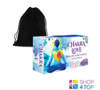 ROCKPOOL Carte Oracle Chakra Love & Borsa Velluto CRYSTAL Healing