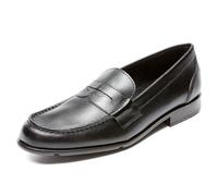 Rockport Men's Classic Lite Penny Loafer, Black/Black, 14 W US