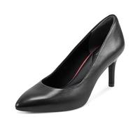 Rockport Scarpe da Donna Total Motion 75 mm Plain Toe Pump Pumps, Pelle Nera., 41 EU