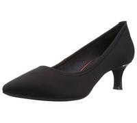 Rockport Women's Total Motion Kaiya Pump, Black Stretch, 7 W US