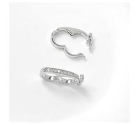 Rockreyoa - Chiudi catenina per bracciali, prolungatori per collane, chiusure pieghevoli, riduttori per bracciali e collane, 8 pezzi, per creazione di gioielli fai da te, color oro bianco