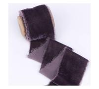 Rockreyoa Nastro di velluto, realizzato a mano, in velluto, vintage, nastro decorativo, per fai da te, biglietti di nozze, invito, ghirlande di Natale, confezione regalo, viola, 1 m
