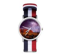 Rocks Desert Storm orologio sportivo per uomo donna cinturino in nylon orologio da polso analogico al quarzo, Stile:, regular